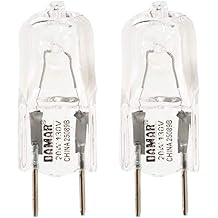 LSE Lighting 2-Pack WB36X10213 Appliance Light Bulbs | 20W Halogen Replacement for GE Microwave | Fits WB08X10050, WB36X10246, WB25X10019 | Bi-Pin 8mm Base Designed in USA
