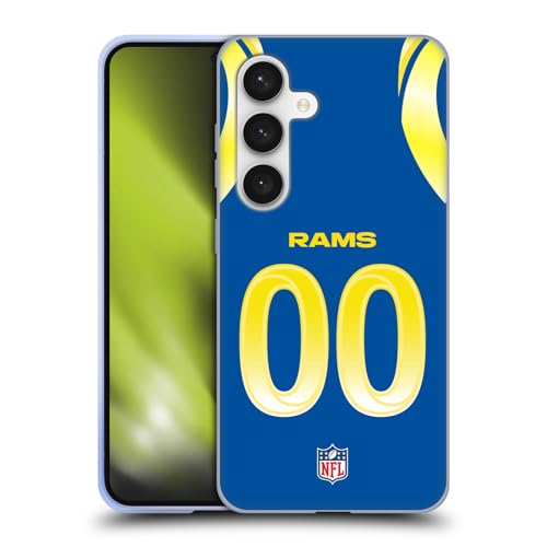 Coque NFL Los Angeles Rams Samsung S24 5G personnalisable avec numéro de football américain