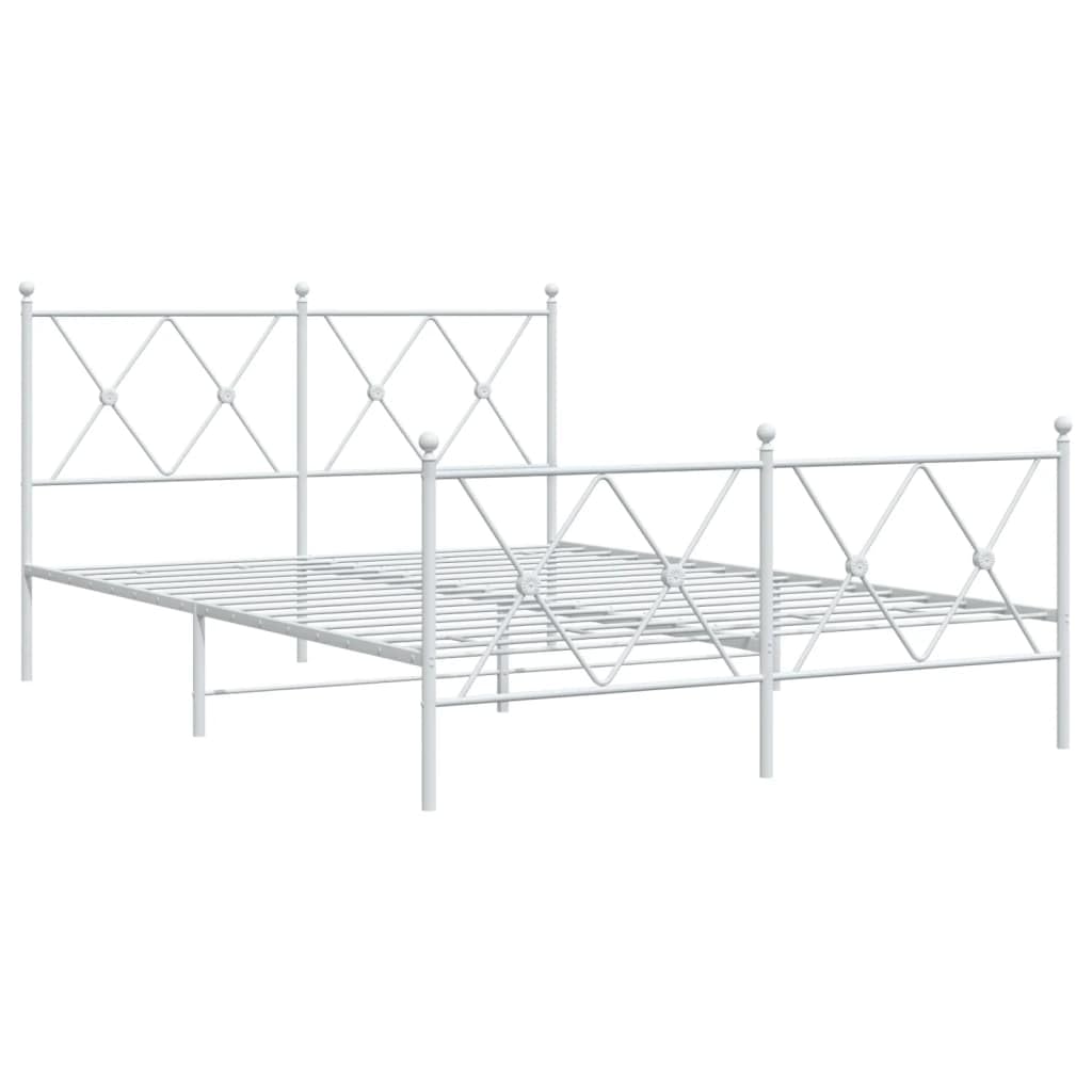 Podgrzewacz metalowy biały 140 x 190 cm