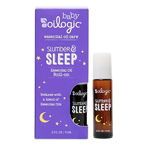 Oilogic Baby Essentials - Slumber & Sleep Roll-On Essential Oil for Baby & Toddler - Gentle & Safe Aromatherapy Blend, 100% Pure Lavender & Chamomile Oil #1