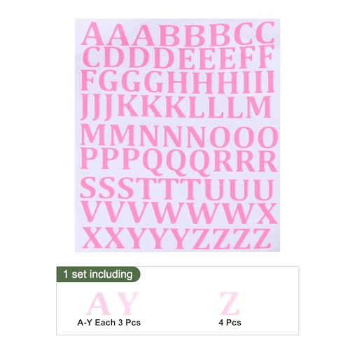 MECCANIXITY 79 Piezas Stickers Luminiscentes Rosa miniatura 3