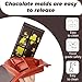 UWILLION Chocolate Bar Mold Deep Dubai 1 Inch Pistachio Chocolate Bar Silicone Thick Mold for Stuffed Bar, Large Candy Bar Mould for Filling