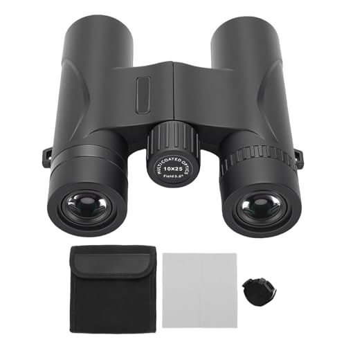 Binoculares plegables de bolsillo 10x25 HD miniatura 1