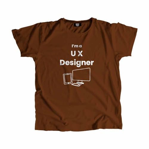 T-shirt UX Designer marron idéal pour le confort au bureau