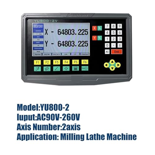 Linear Scale Encoder YU800-2 2 Axis LCD DRO Digital Readout miniatura 4