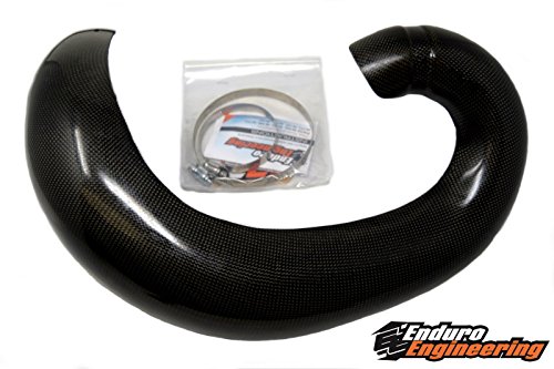Enduro Engineering Carbon Fiber Exhaust Guard - Compatible with 2017-2019 KTM/Husqvarna