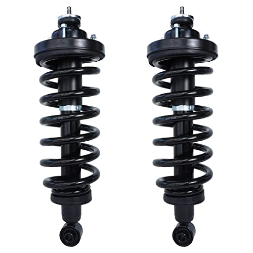 Image of Detroit Axle - 8pc Struts Kit for Ford 2006-2010 Explorer Mercury Mountaineer, Front and Rear Sway Bars Struts & Coil Spring 2007 2008 2009 Replacement Suspension Ready Struts Shocks Assembly