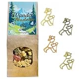 WANDER Nudeln – Wanderer als Pasta 225 g – Nudelspezialität aus 100% Hartweizengrieß – Lustige Motivnudeln für Kinder & Erwachsene – Originelle Geschenkidee