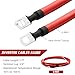 4 AWG Battery Cables 4 Gauge Red Black Pure Copper Battery Inverter Cables with 3/8 in Lugs Both Ends for Automotive Solar Auto Marine Car Boat (5FT)