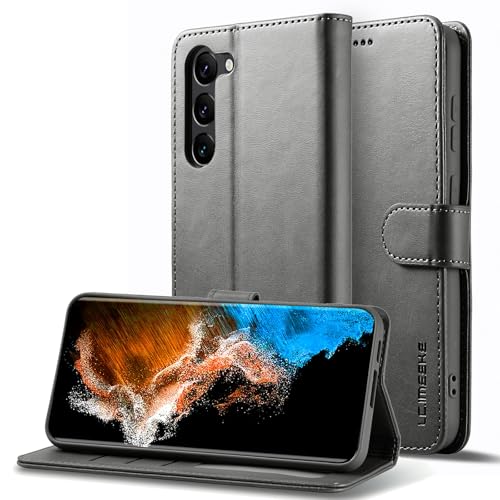 Étui portefeuille Samsung S23 Plus en cuir TPU antichoc avec porte-cartes