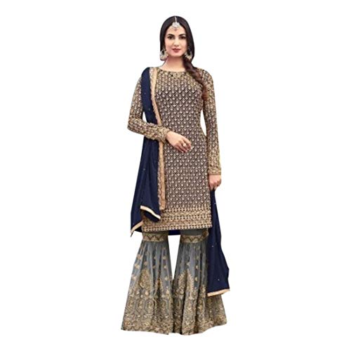 ETHNIC EMPORIUM Designer Party Wear Garara Palazzo Salwar Kameez Pant Custom to Measure Indian Ethnic Wear HIT 2782 ETHNIC EMPORIUM Designer Party Wear Garara Palazzo Salwar Kameez Pant Custom to Measure Indian Ethnic Wear HIT 2782