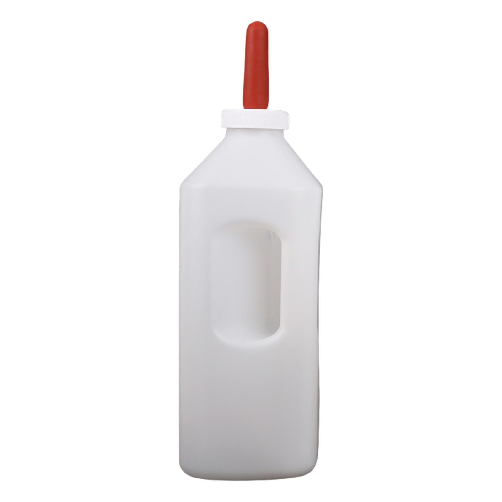 Alimentatori per latte di vitello da 1-5 litri con capezzolo e comoda maniglia di alimentazione Forniture per l'alimentazione del bestiame Portabottiglie per vitelli Bottiglia di latte di grande
