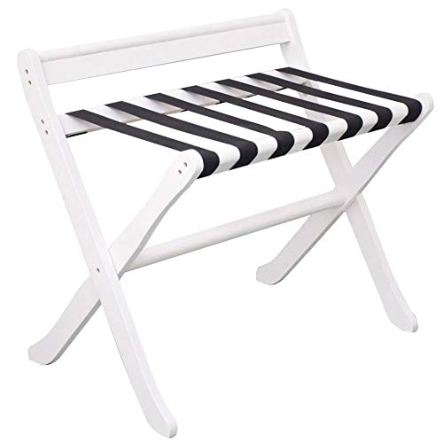 Suitcase Stand Foldable Double Layer Easy to Assemble Travel Bag 7 Nylon Bandages Hanging Rod It Can Move Hostel,4 Colors (Color : D, Size : 80X47X68CM)