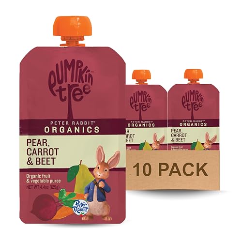 Pumpkin Tree Peter Rabbit Organics Beet, Carrot and Pear, 4.4