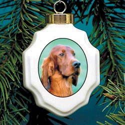 Christmas Ornament: Irish Setter