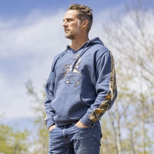 Image of Legendary Whitetails Mens Plaid Camo Pullover Hoodie
