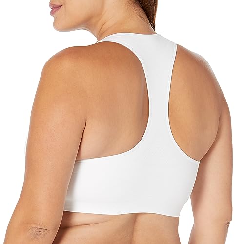 Hanes LYSB01ES46O4E-SPRTSEQIP Seamless Racerback Moderate-Support Sports Bra thumb #2