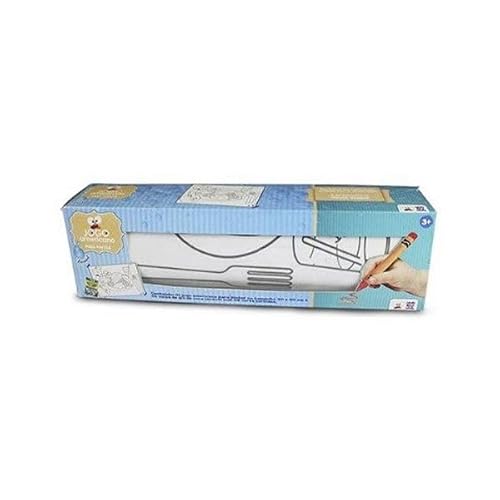 Jogo Americano Infantil para Pintar, 8 Gizes de Cera Laváveis Crayola, Reutilizável