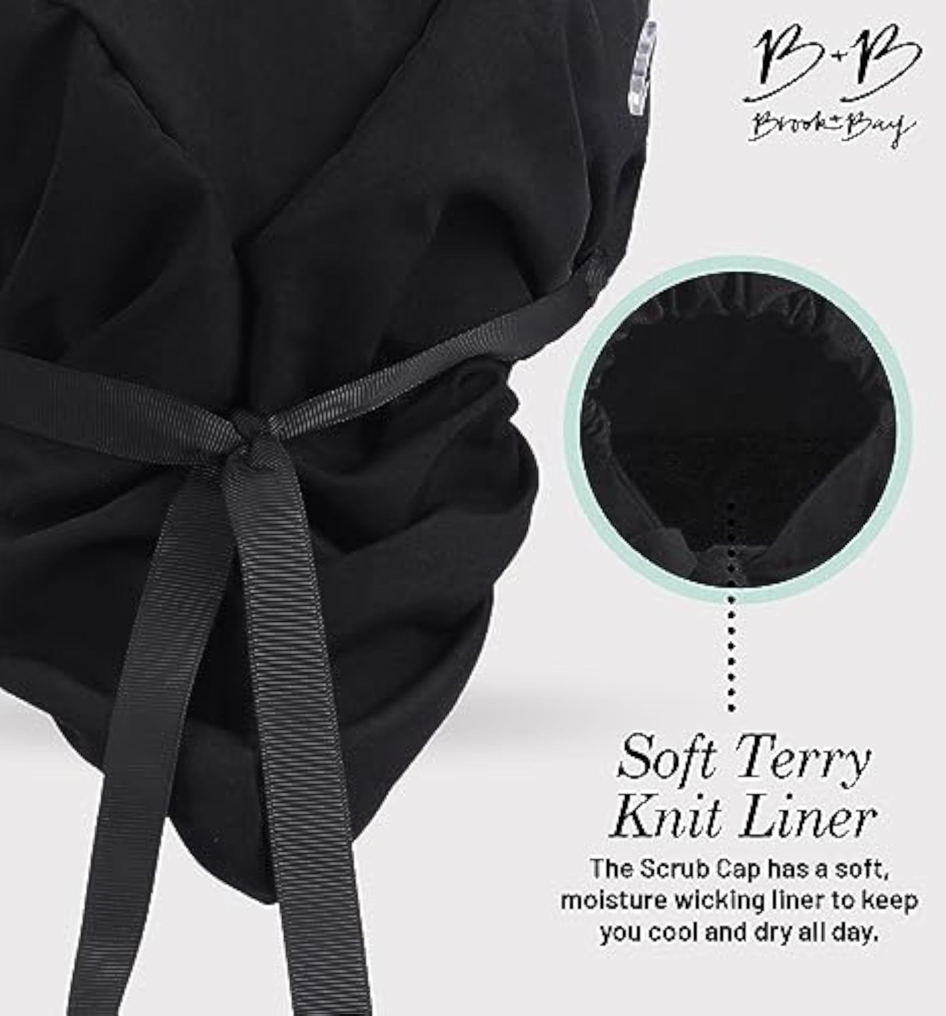 Surgical Scrub Caps for Women with Ponytail