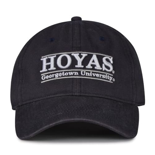 The Game Split Bar Design Trucker Mesh Hat Navy Adjustable Georgetown Hoyas