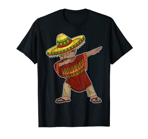 Dabbing Mexican Sombrero Dab Mexican Dabbing T-Shirt