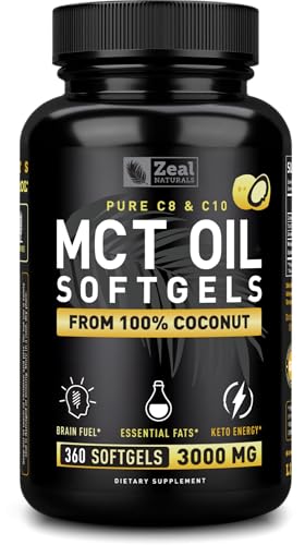 Zeal Naturals Pure MCT Oil Capsules
