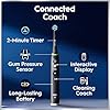Oral-B iO6 Series Electric Toothbrush, plus 1 Oral B Electric Toothbrush Head and Travel Case, Gift Ideas for Him and Her, Black Lava