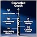 Oral-B iO6 Electric Toothbrush for Adults, Black, 5 Cleaning Modes with Teeth Whitening, Includes 3 Brush Heads, Long-Lasting Battery with Travel Case for Home and Travel, 2 Pin Plug
