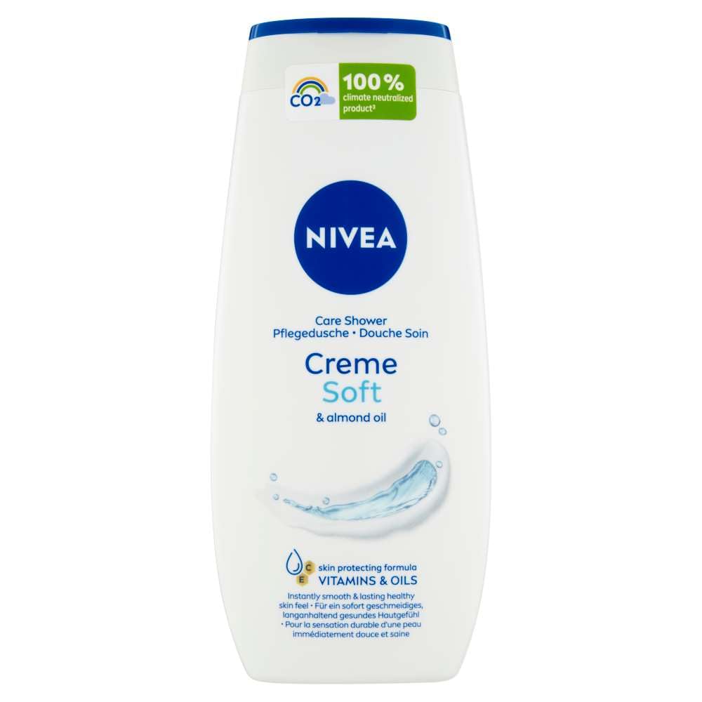 6 X Nivea SHOWER CREAM SOFT BATH FOAM OFFER IN STOCK, White, 200 Milliliters