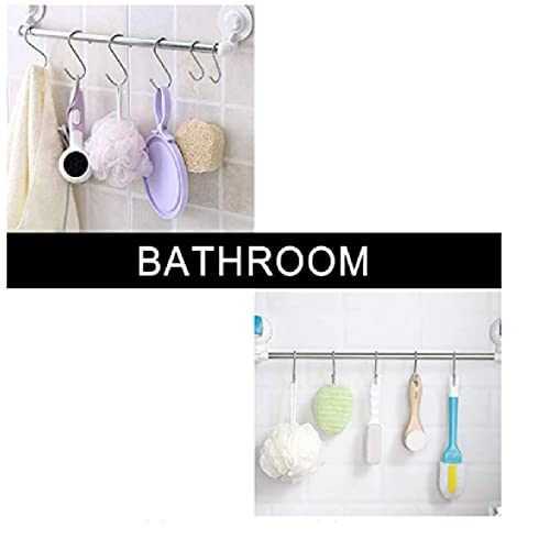 Image of Q1 Beads 12 Pcs Stainless Steel Heavy Duty 4 mm S Shaped 4 inch inch S Hooks Hanger for Hanging Indoor /Outdoor Multiple uses(10 cm x 5 cm)
