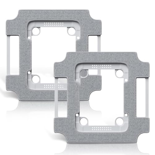 Image of 2Pcs Mop Pads with Bracket For ECOVACS WINBOT W3 Omni Window Cleaning Robot | Window Cleaning Rag Replacement Parts Washable Cleaning Wipes