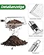 2 Stück Gartenerdesiebe mit Griff,Garten-Sand- und Kompostsieb (3,8 mm & 5 mm Maschenweite),Ideal für Sand, Steine,Erde und Kompost,Perfekt für Gartenarbeit