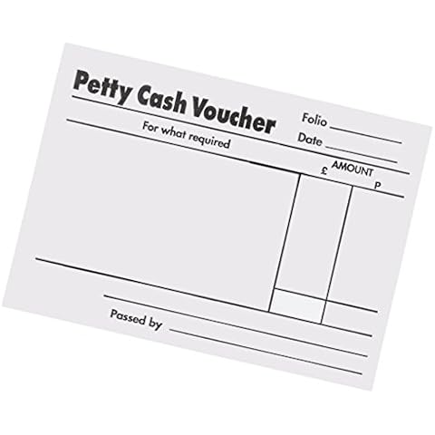 5 Star Office Petty Cash Pad 160 Pages Cover