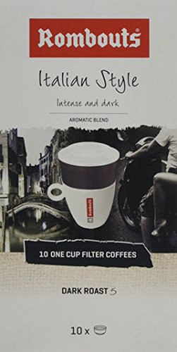 Rombouts Italian Ground Coffee One Cup Filters 62 g Pack of 4