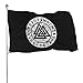 Produktbild Dekorative Gartenflagge, Hofbanner, Valknut Odin Wikinger Runen Druck, Urlaub, Willkommensflagge, Rasen, hängende Dekoration, 90 x 150 cm