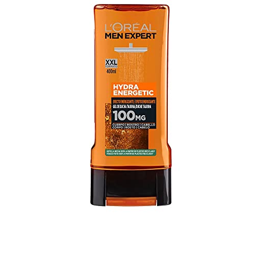 L'Oréal Paris Men Expert Hydra Energetic Gel de Ducha Efecto Energizante, 400ml
