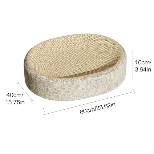 Grattoir pour chat haut de gamme en sisal et carton pour chambre