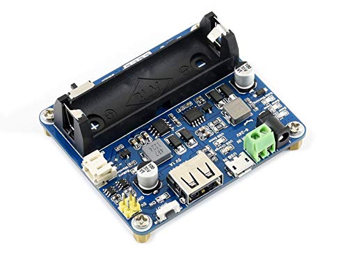 Solar Power Management Module for 6V~24V Solar Panel with MPPT Function Multi Protection Circuits Support Solar Panel/USB Connection Battery Charging for Solar Powered, Low-Power IoT