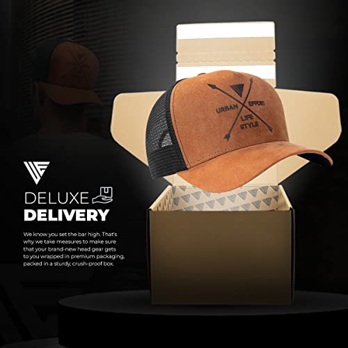 Image of Urban Effort Trucker Hat for Men - Mesh Back Baseball Cap, 5 Panel Snapback Hats for Men and Women