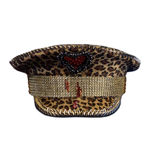 Chapeau de marin avec casquette marine léopard protectrice à large bord