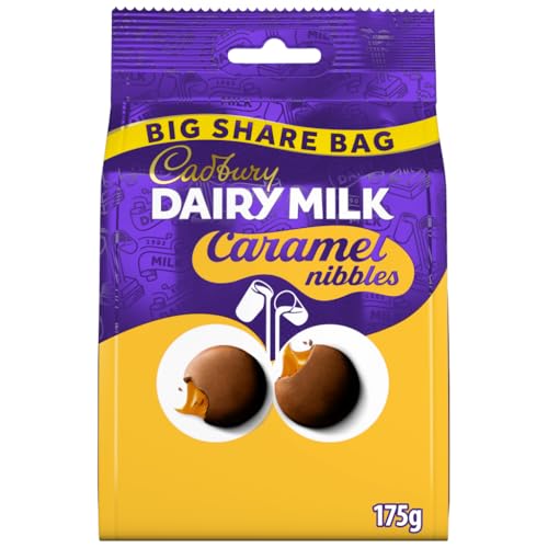 Cadbury Dairy Milk Caramel Nibbles Big Share Bag 175 g (Pack of 1)