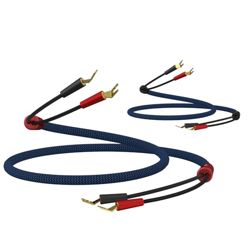 Câble haut-parleur HiFi cuivre Preffair 3m élimine les pertes de signal audio