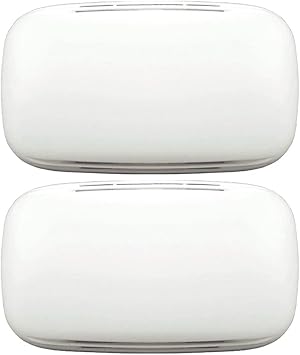 Heath Zenith 35/M Wired Door Chime with Sleek Modern Design Cover Bundle White / 2 Pack