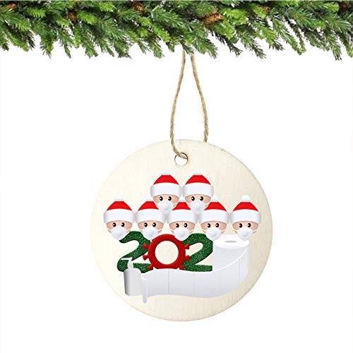 Eastdall Decoração De Casa,2020 Nova Decoração de Árvore de Natal Sobreviveu à Família Enfeite Suspe