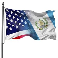 America And Guatemala Guatemalan Flag