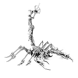 DYJD Steel Warcraft 3D Metal Puzzle - Dinosaur Scorpion 3D Metal Metal Modelo DIY Modelo mecánico Kit de Rompecabezas, Modelos de Animales Manual Manual con OFORMA Alta,Scorpion
