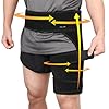 beister Men and Women Adjustable Hip Groin Stabilizer and Hip Brace for Sciatica Pain Relief, Thigh Leg Compression Support Wrap Sleeve for, Hip Joint Pain, Quad Hamstring Joints Recovery