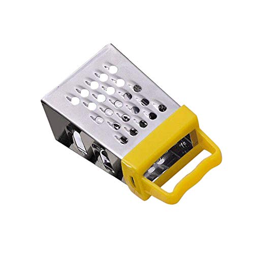 Grater, Multifunctional vegetable grater Mini stainless steel four-sided planer Cheese Grater Box Grater