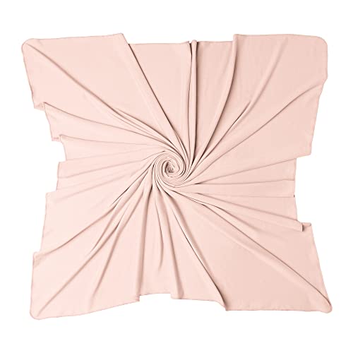Image of Konssy Baby Girl Newborn Receiving Blanket with Headband Set Baby Swaddle Nursery Swaddle Wrap