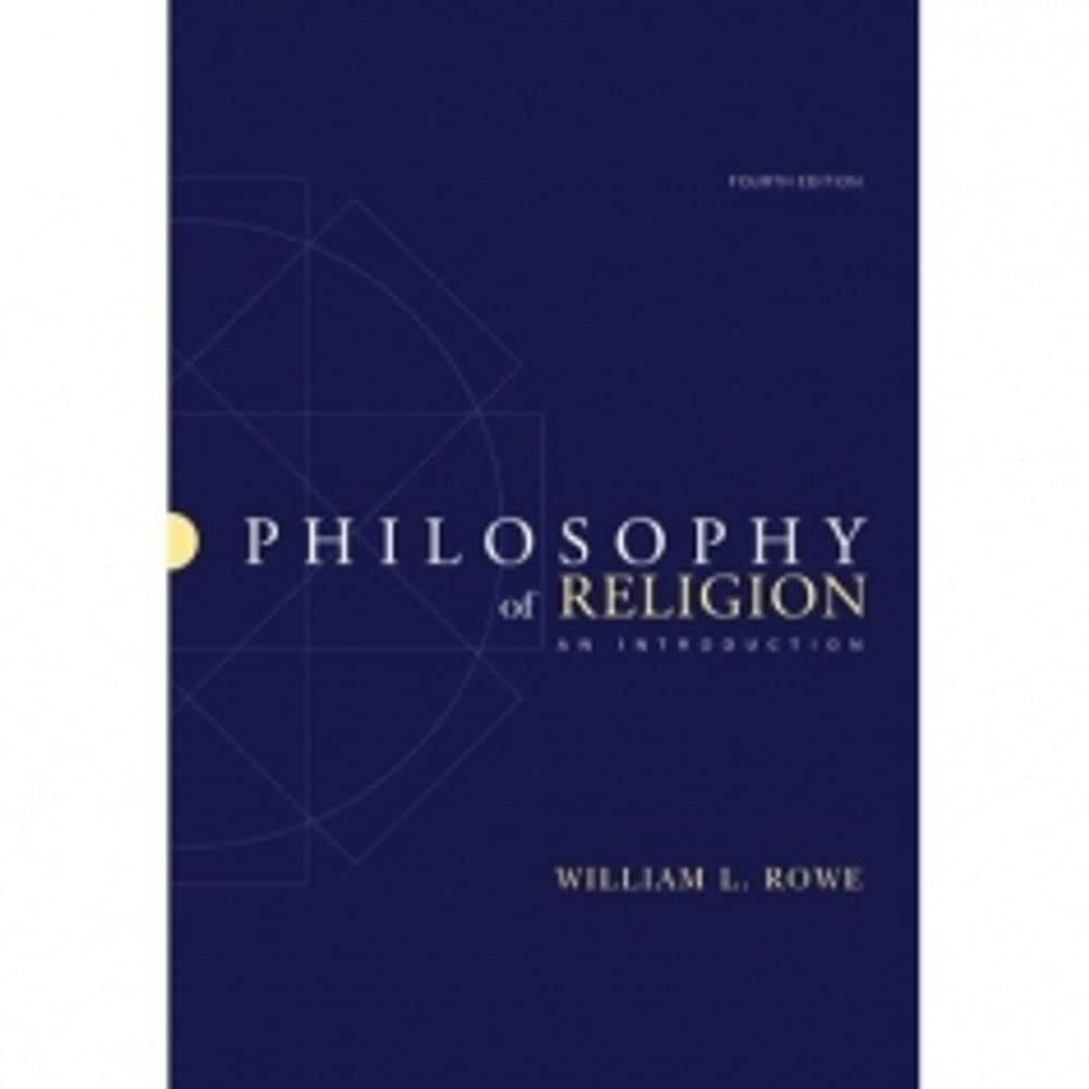 Buy Philosophy of Religion: An Introduction — BookShops.in